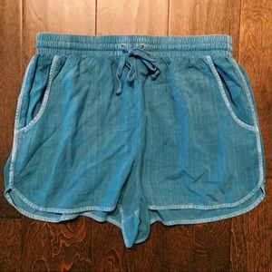 Blue shorts